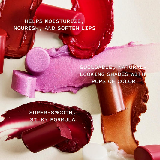 Keys Soulcare Comforting Tinted Lip Balm, Moisturizes, Smooths & Softens Dry Lips with Shea Butter, Buildable Sheer Color, Long-Lasting, Vanilla Scent