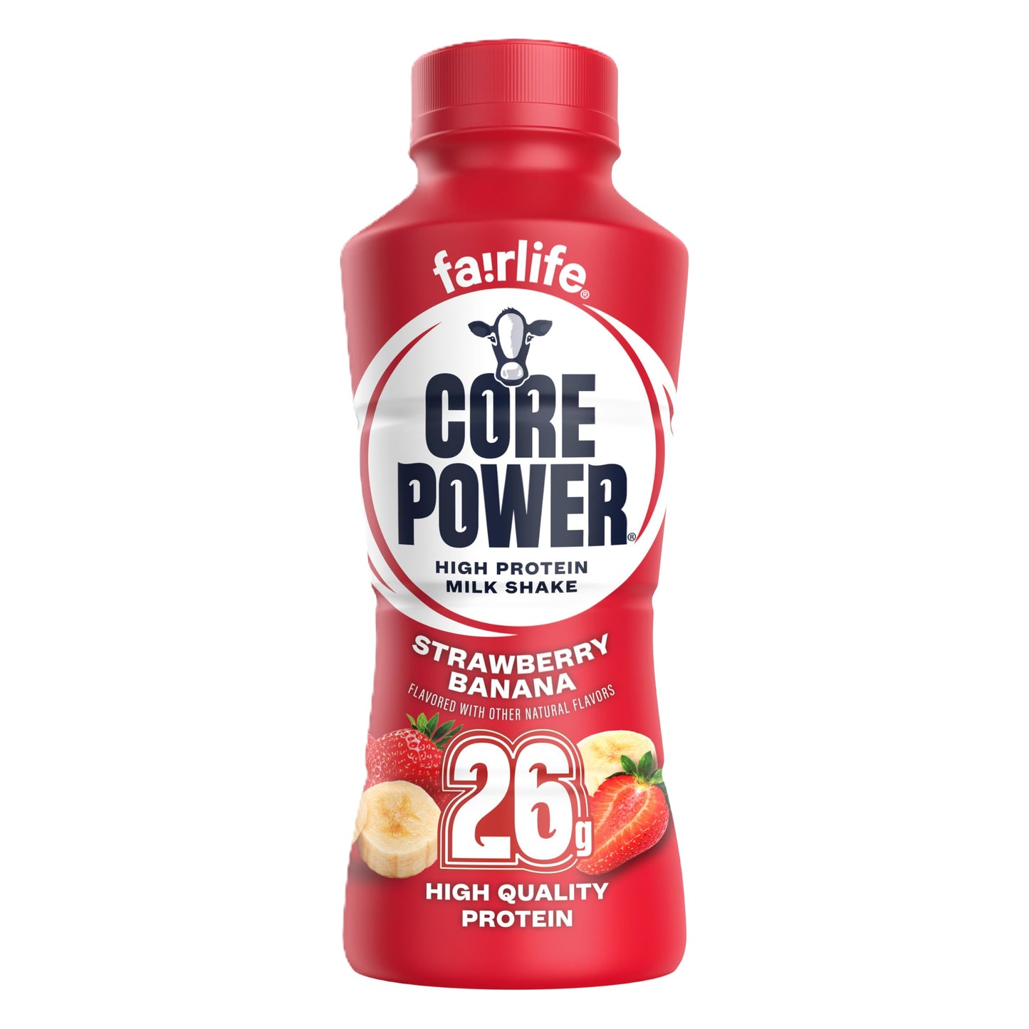 Core Power Protein Shake, Chocolate, 26g Bottle, 14oz, 12 Pack