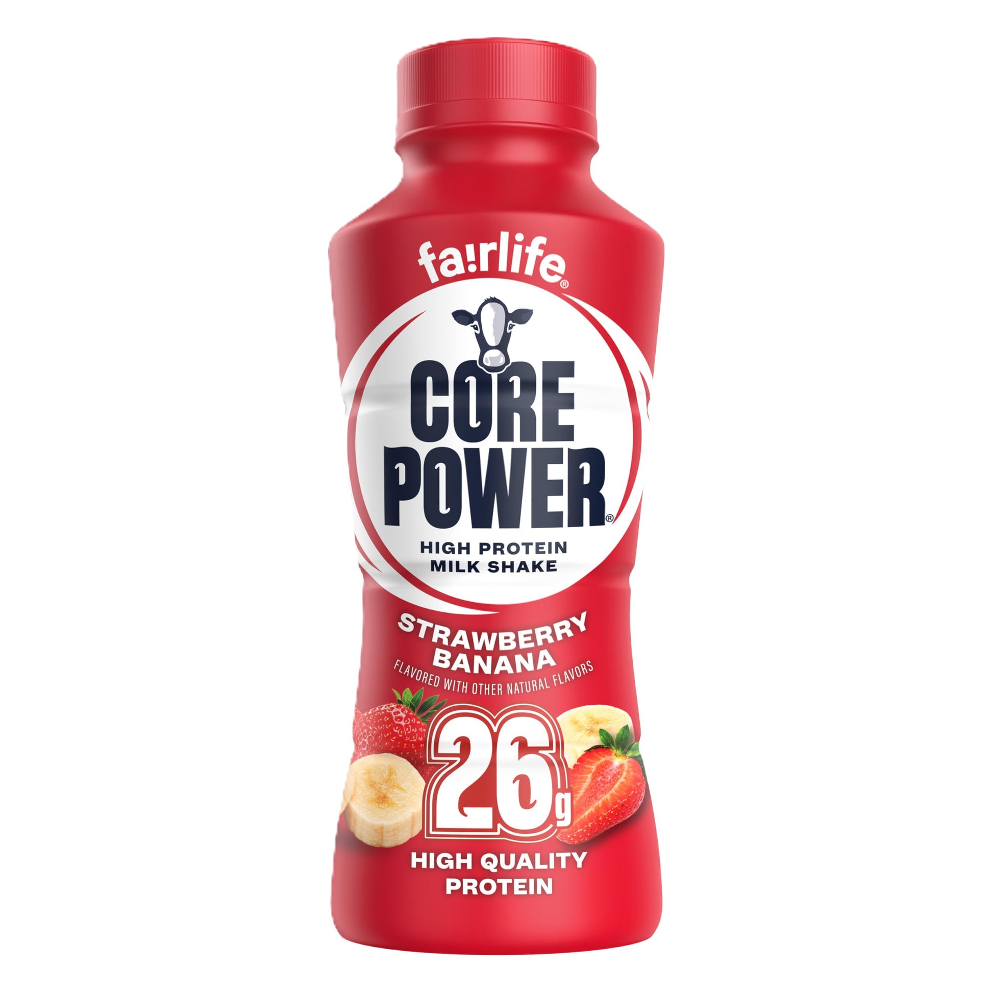 Core Power Protein Shake, Chocolate, 26g Bottle, 14oz, 12 Pack