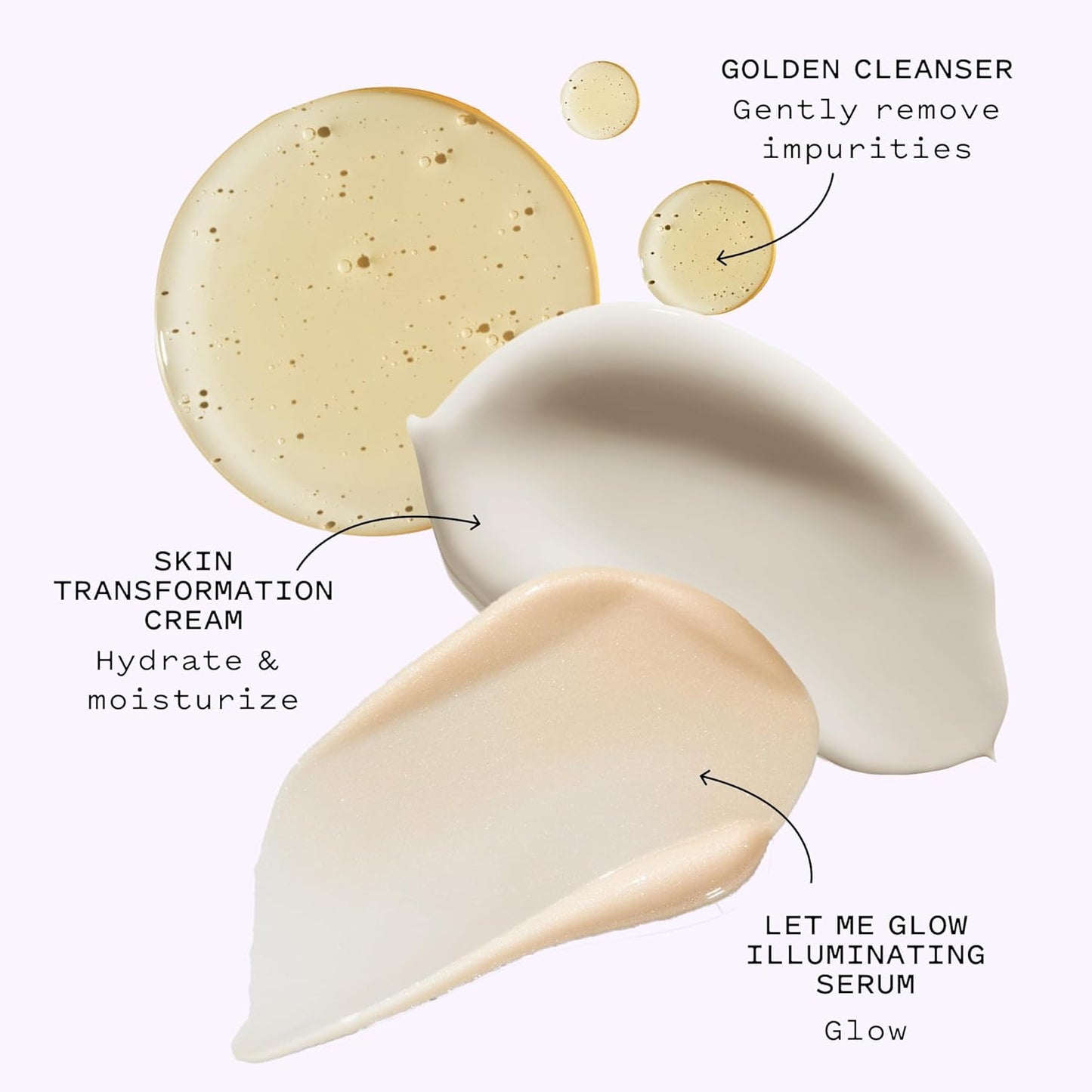 Keys Soulcare Hydrate + Glow Bundle, Includes Cleanser, Fragrance-Free Cream & Priming Serum, Removes Impurities, Moisturizes & Illuminates for Hydrated & Dewy Skin