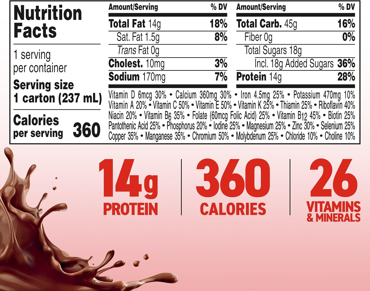 BOOST Plus Nutritional Drink, Rich Chocolate, 8 fl oz (Pack of 24)