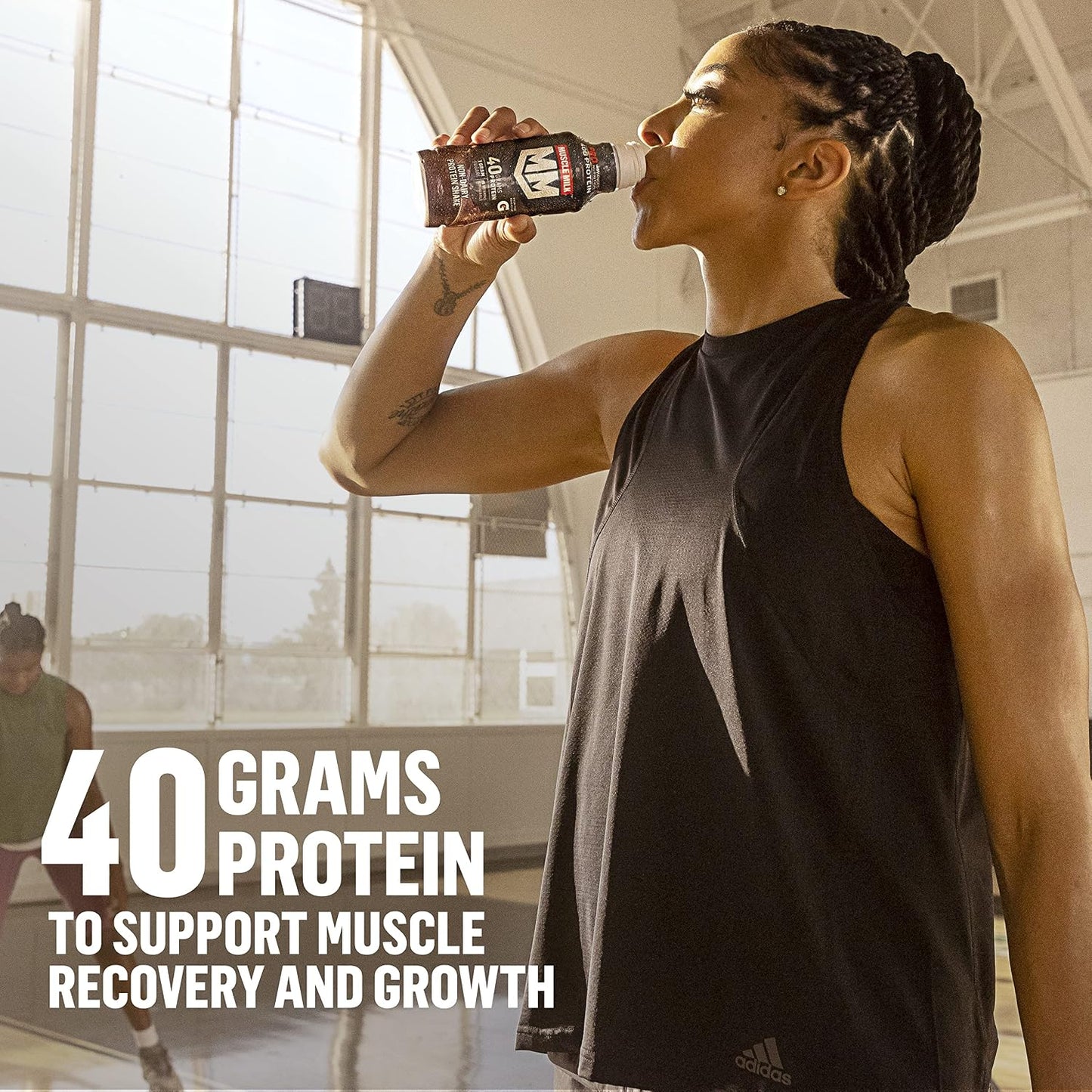 Muscle Milk Pro Advanced Nutrition Protein Shake, Knockout Chocolate, 14 Fl Oz Bottle, 12 Pack, 40g Protein, 1g Sugar, 16 Vitamins & Minerals, 6g Fiber, Workout Recovery, Packaging May Vary